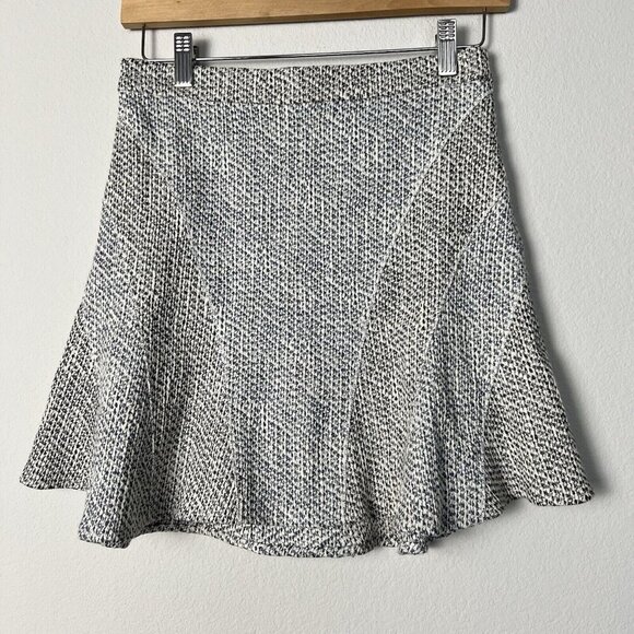 Derek Lam 10 Crosby Colorblock Tweed A-line Mini Skirt Academia Old Money Size 6 - Picture 1 of 9